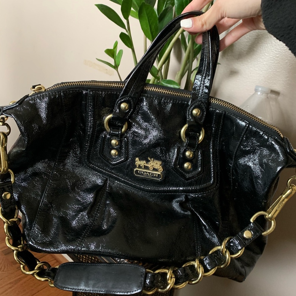 Coach patent leather